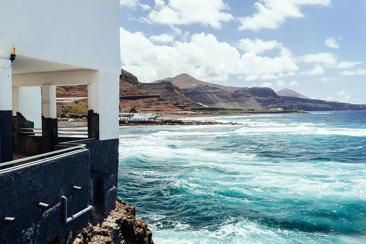 Costa en las Islas Canarias, España