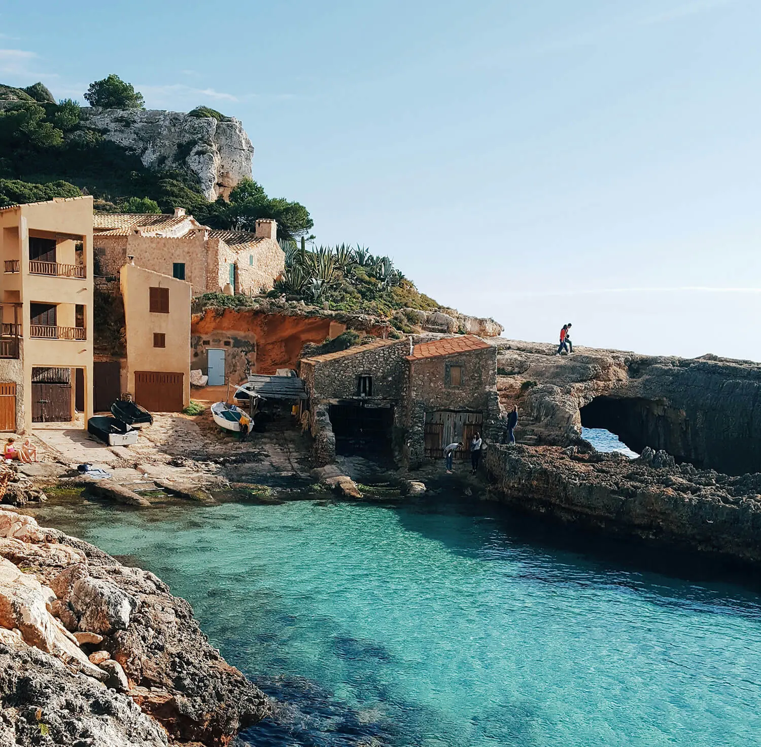 Cala en la costa española